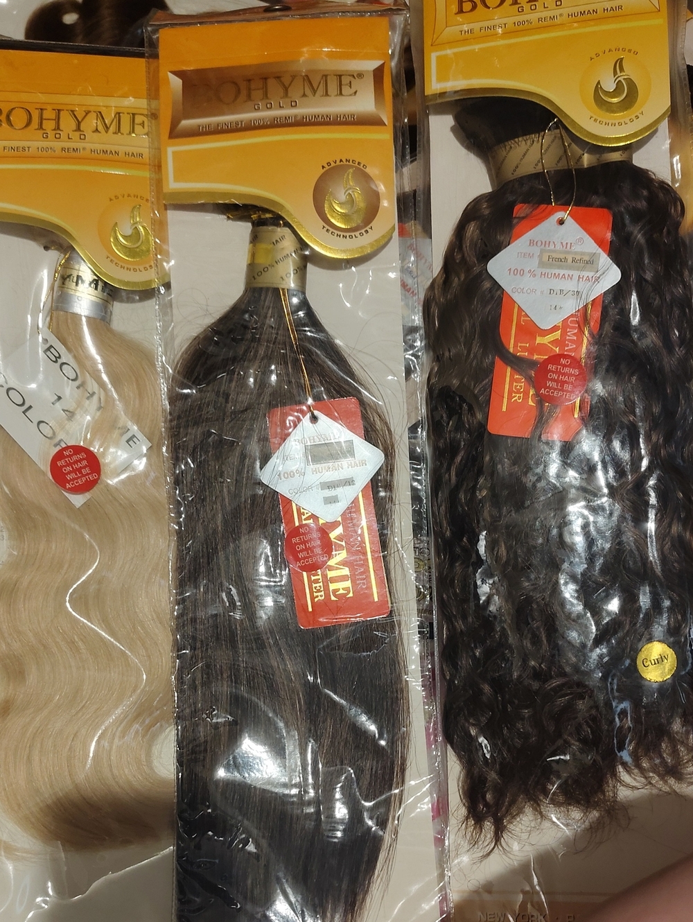 Choose One 14" Bohyme: European Wave 14Or Silky Straight D14/12 Or FR D1b/30